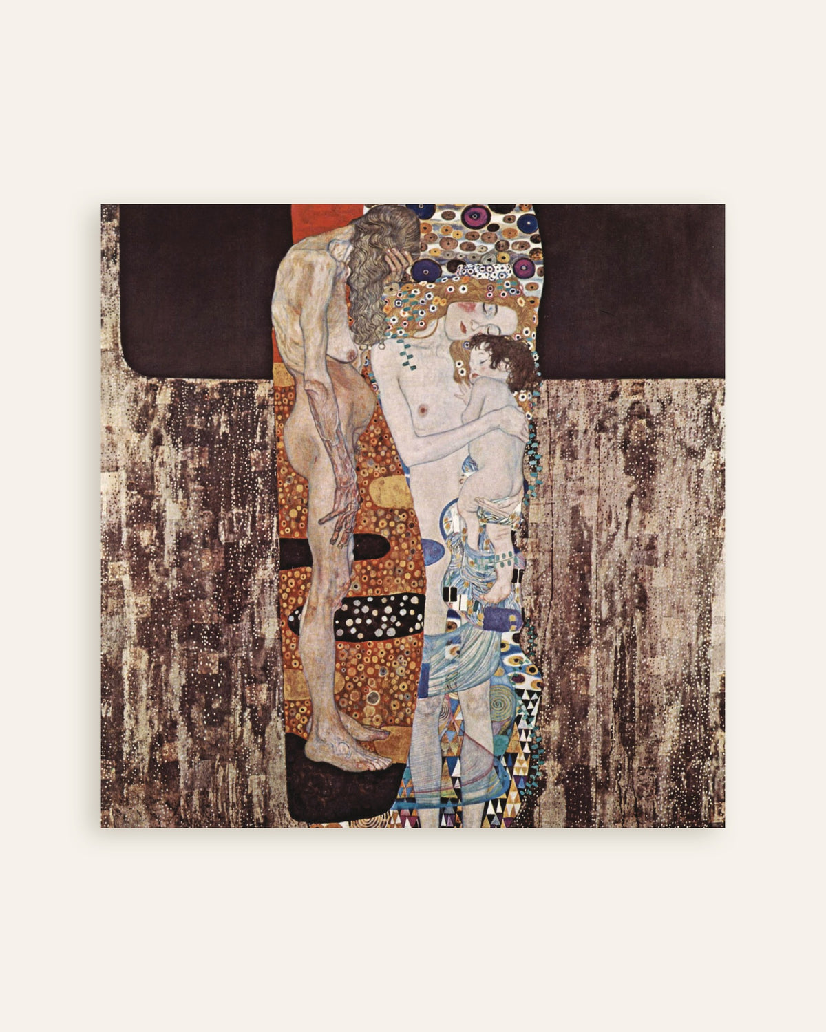 Poster Le tre età della donna (1905) di Gustav Klimt, miniatura