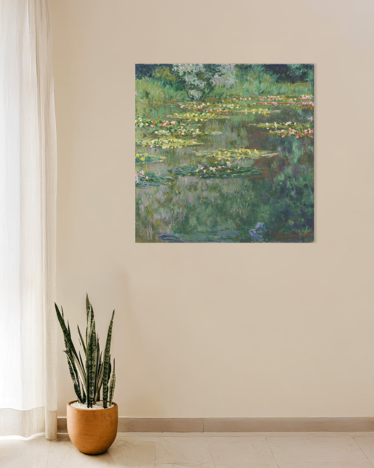 Poster Lo stagno delle ninfee (1904) di Claude Monet