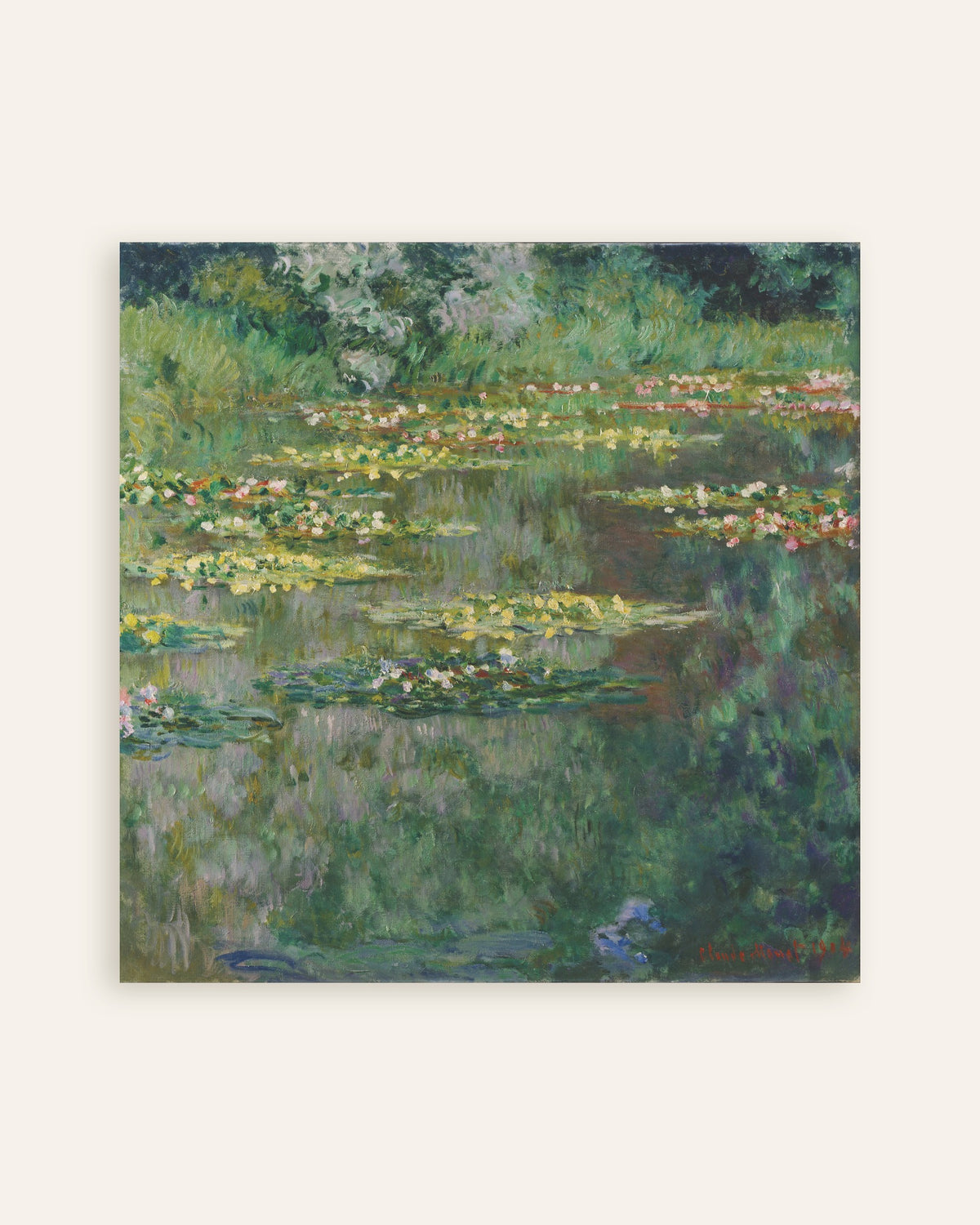 Poster Lo stagno delle ninfee (1904) di Claude Monet, miniatura
