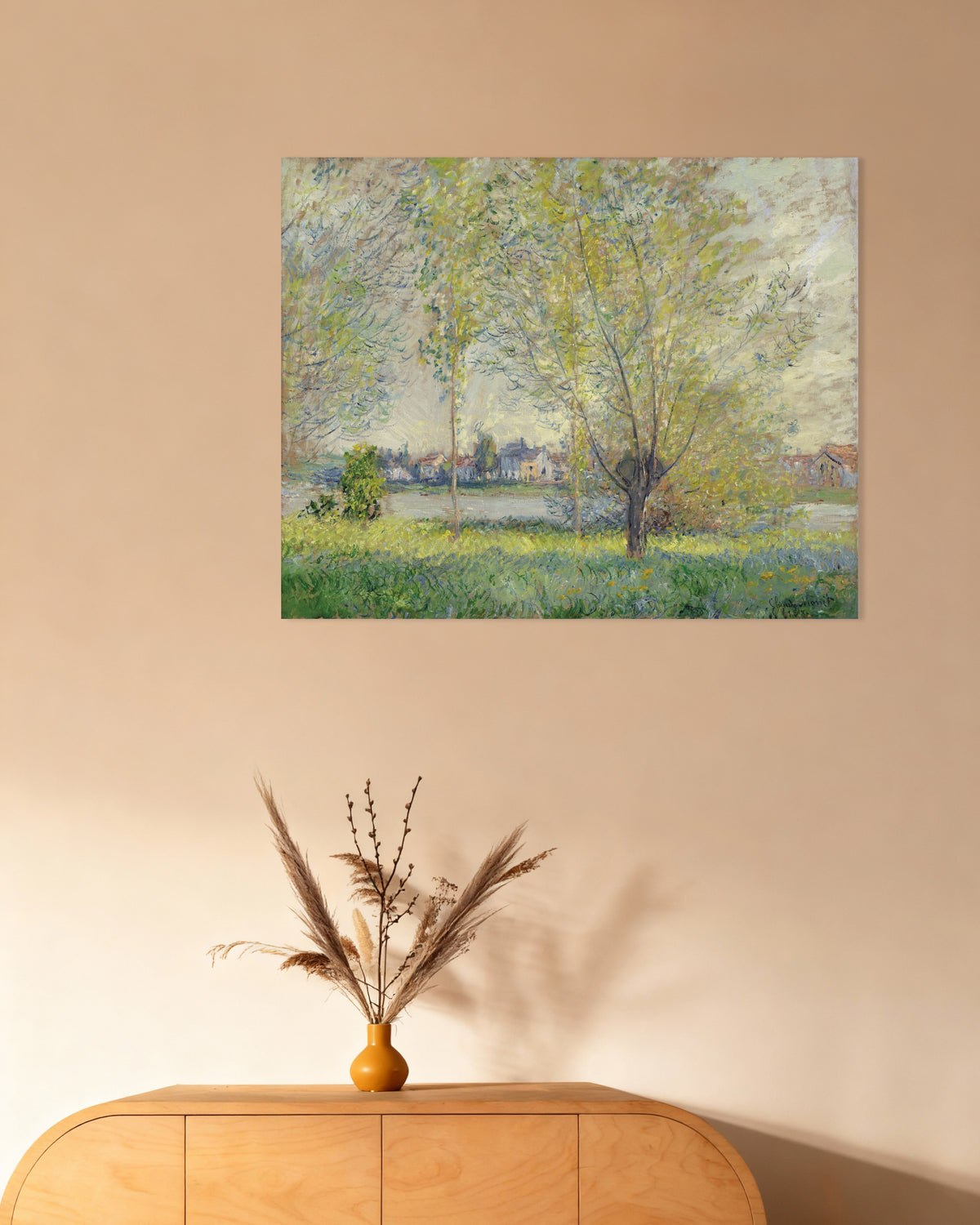 Poster I salici (1880) di Claude Monet