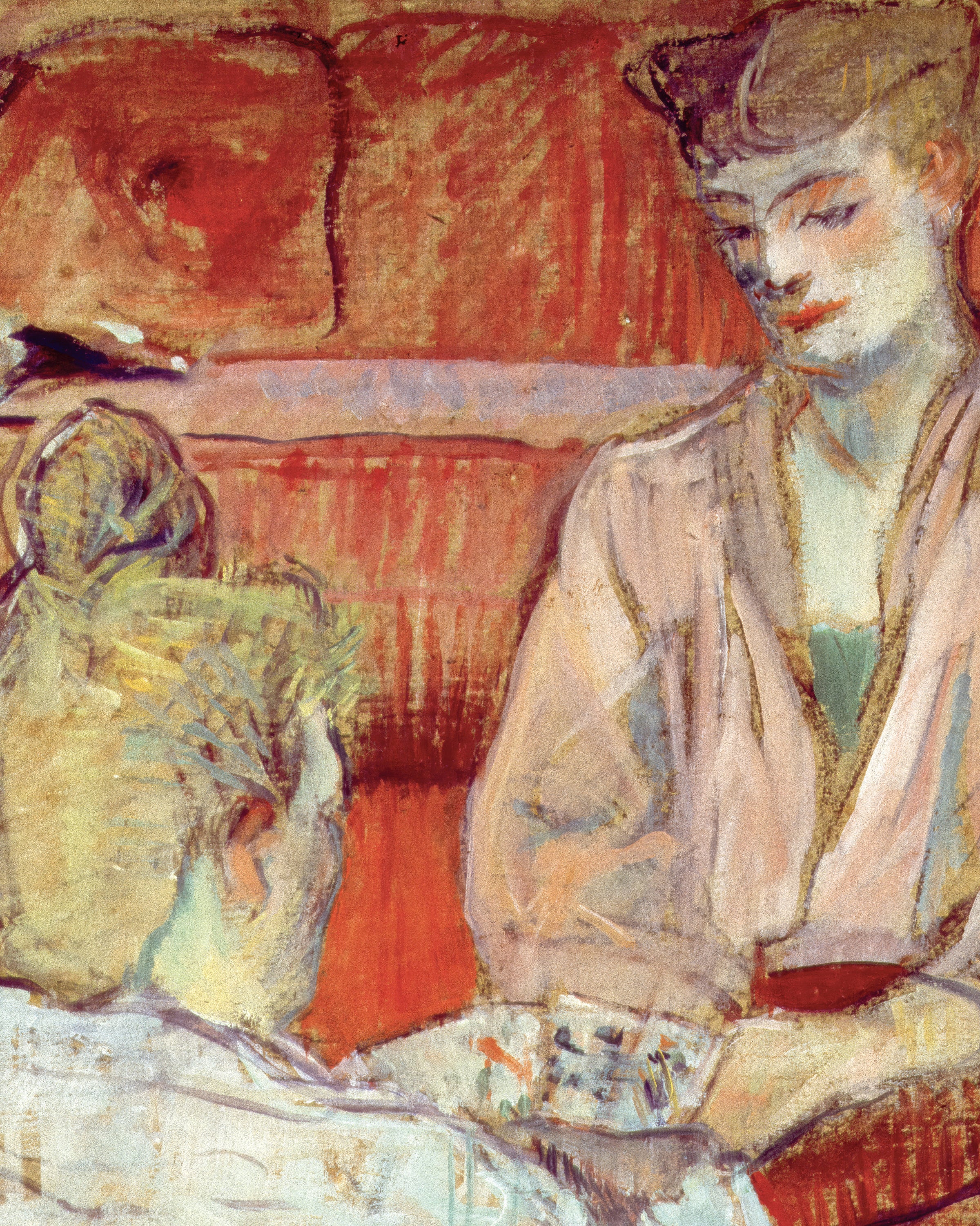 I giocatori di carte di Henri de Toulouse-Lautrec, 1893 - Poster