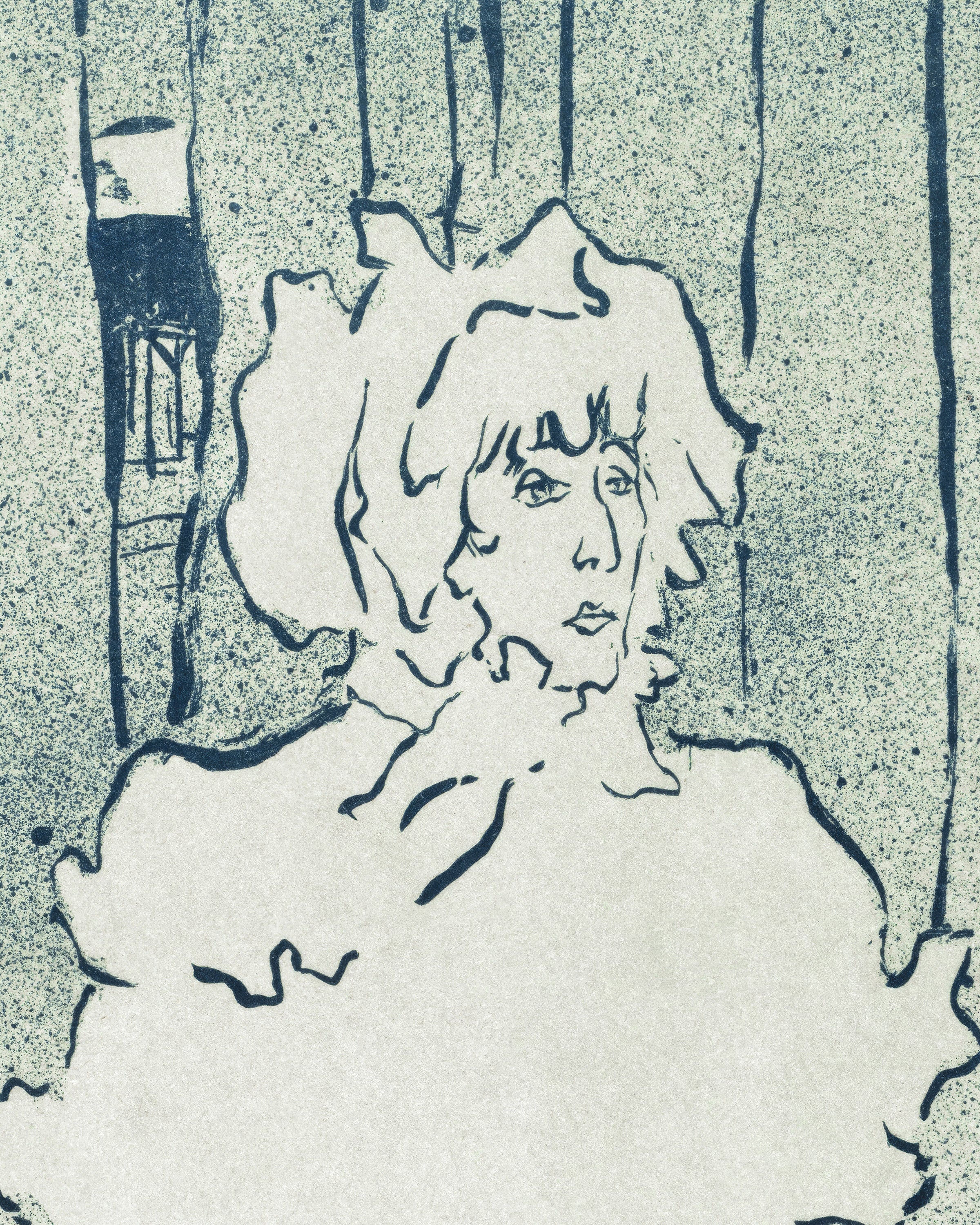 Il Chatelaine o il Tocsin (1895) di Henri de Toulouse-Lautrec Poster
