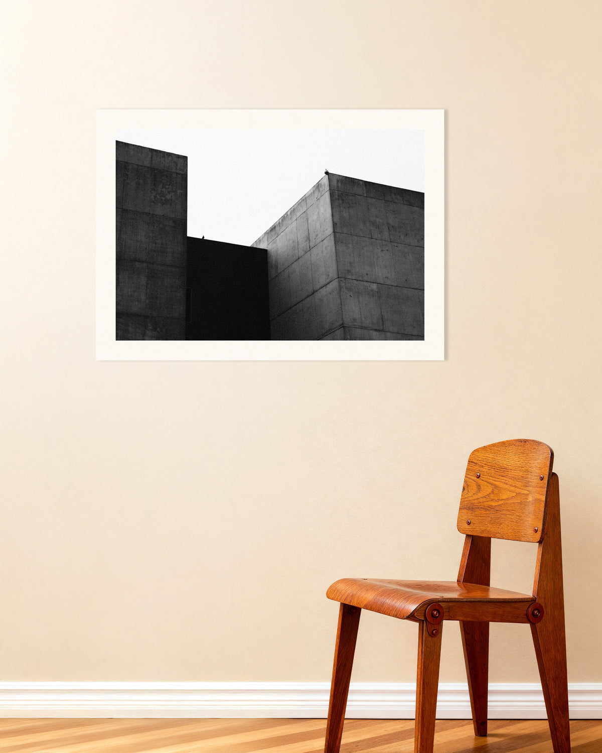 Poster «Due blocchi di cemento e un uccello»