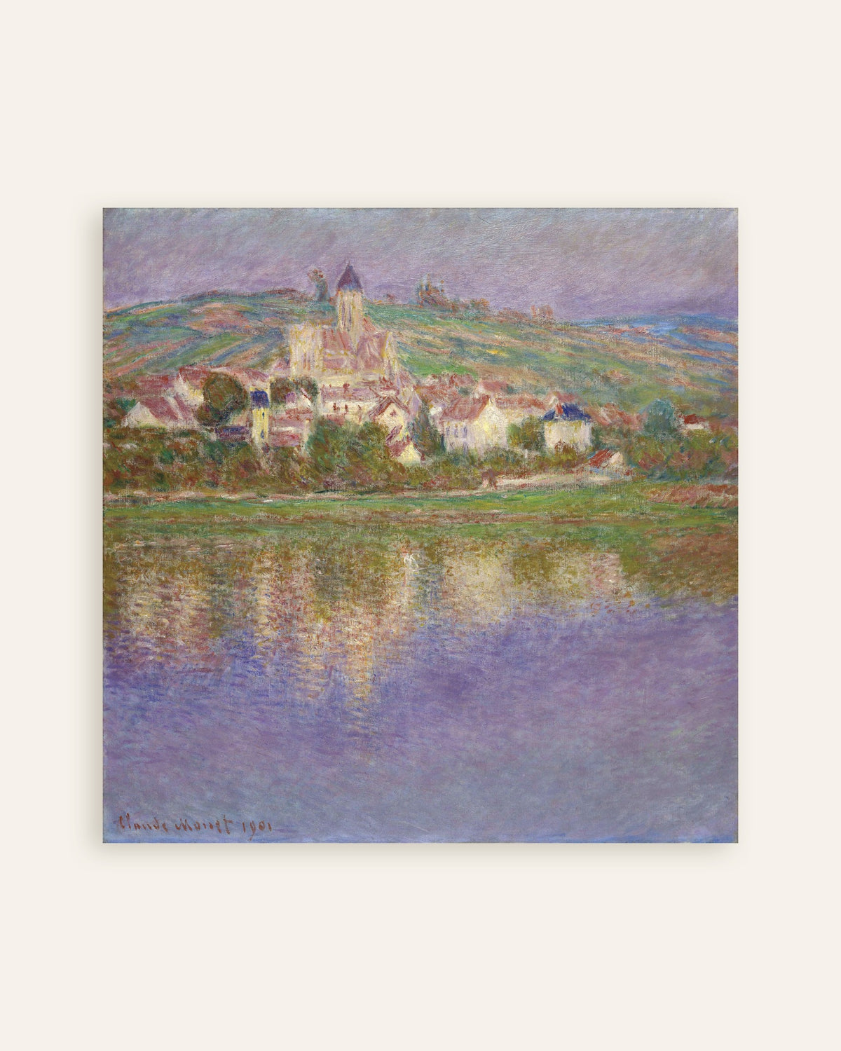 Poster Vétheuil (1901) di Claude Monet, miniatura