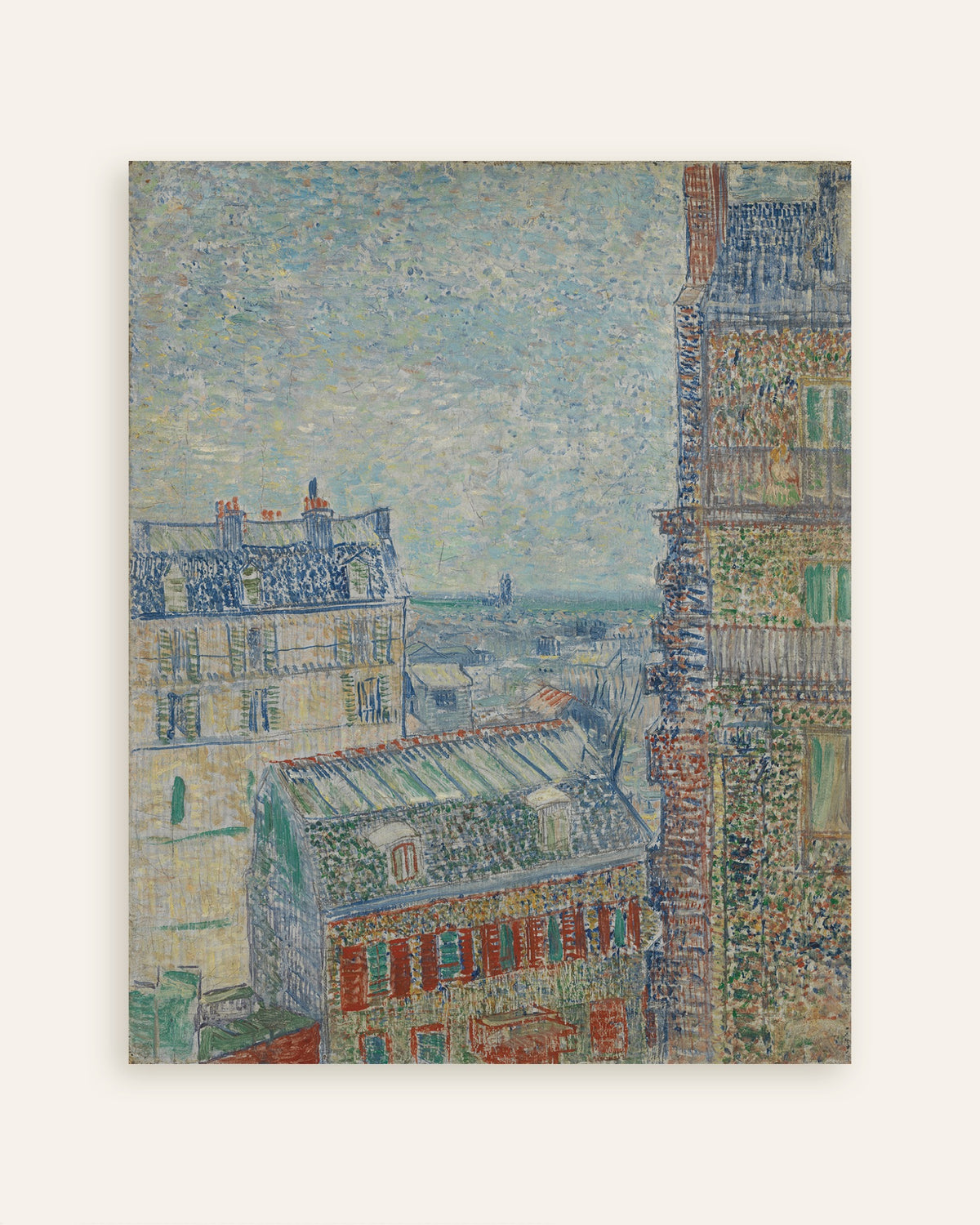 Poster di Veduta dall’appartamento di Theo (1887) di Vincent van Gogh, miniatura