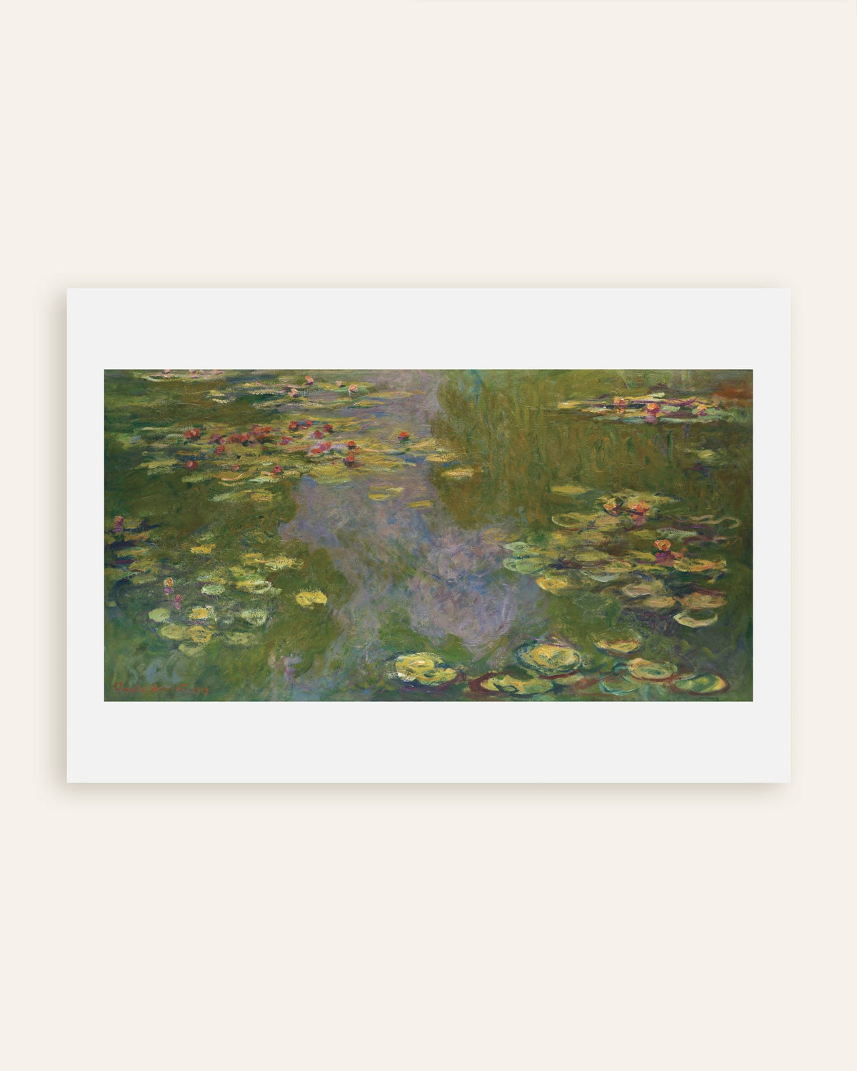 Poster Ninfee (1919) di Claude Monet, miniatura