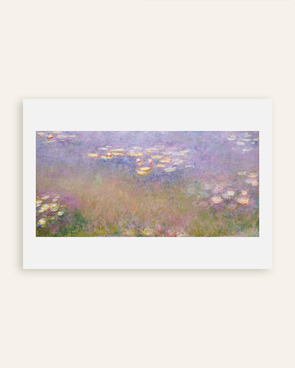 Poster Ninfee (circa 1915–1926) di Claude Monet, miniatura