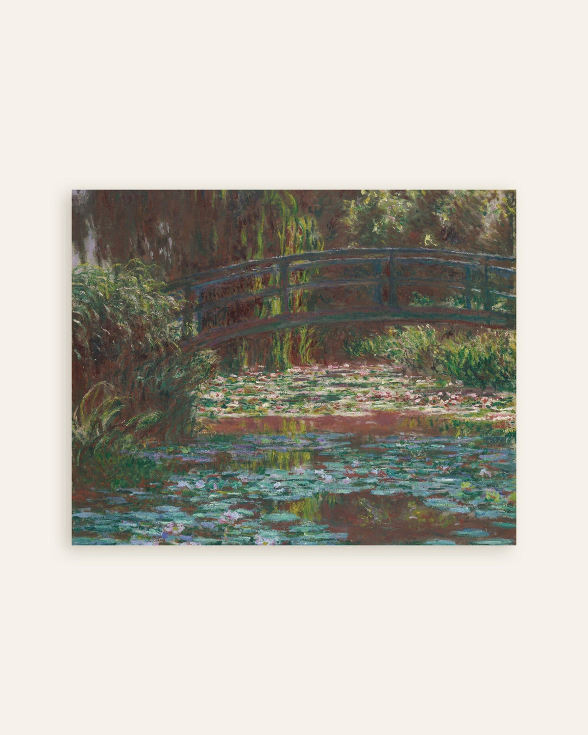 Poster Lo stagno delle ninfee (1900) di Claude Monet, miniatura