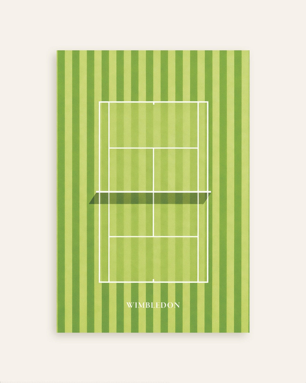 Poster Wimbledon – poster d’arte con campo da tennis in erba, miniatura