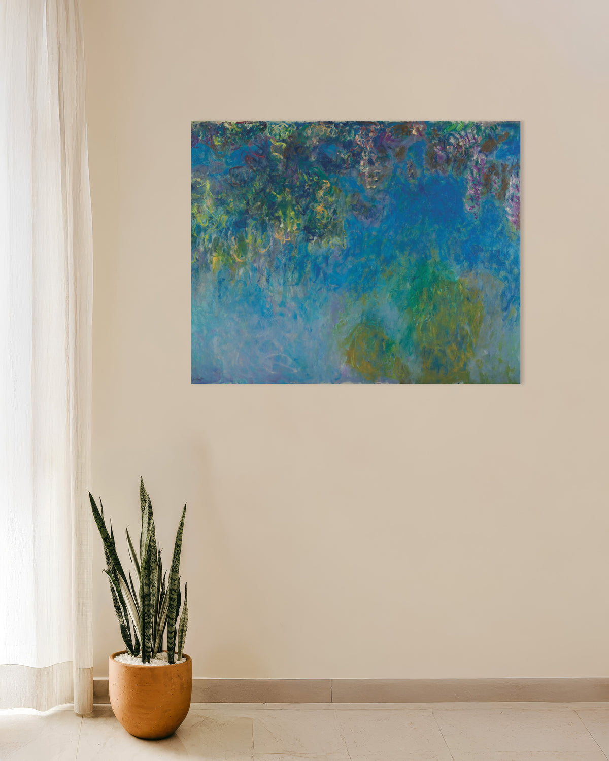 Poster Glicine (circa 1925) di Claude Monet