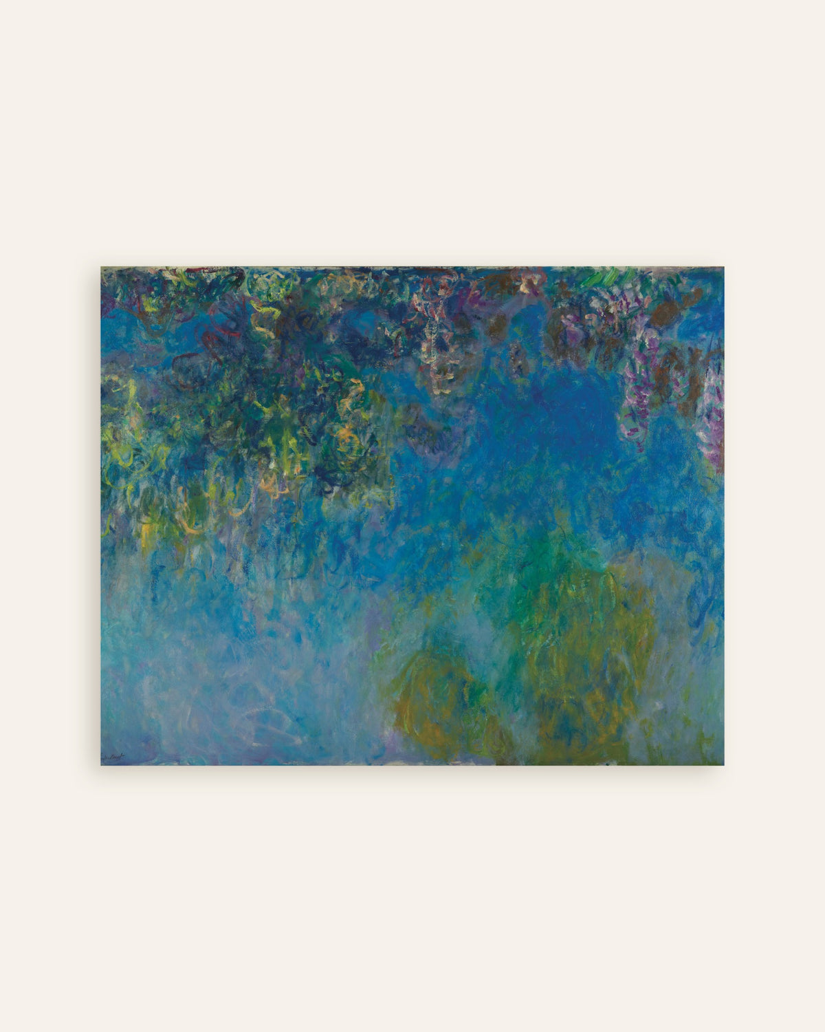 Poster Glicine (circa 1925) di Claude Monet, miniatura