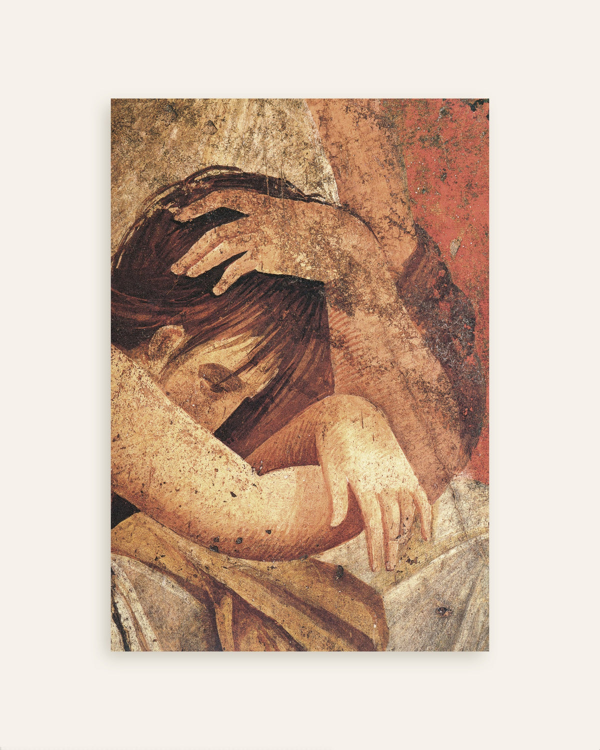Poster Donna che conforta un’iniziata dalla Villa dei Misteri, miniatura
